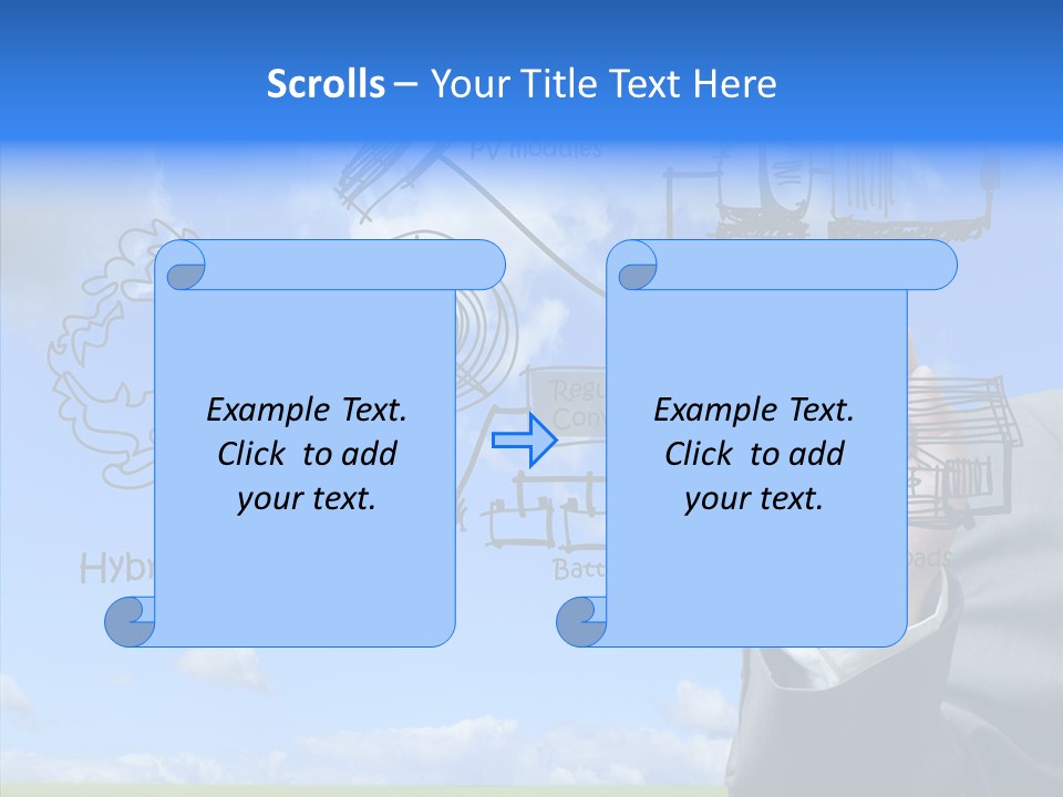 People Business Pencil PowerPoint Template