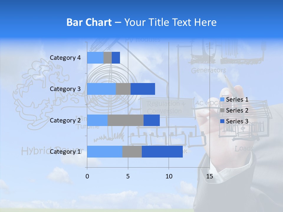 People Business Pencil PowerPoint Template