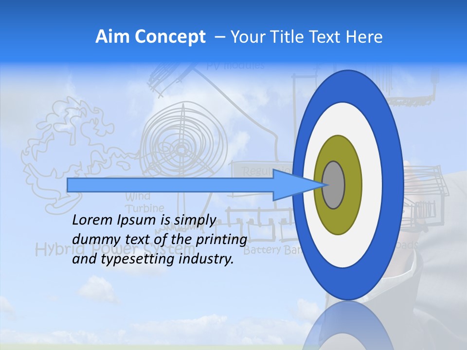 People Business Pencil PowerPoint Template