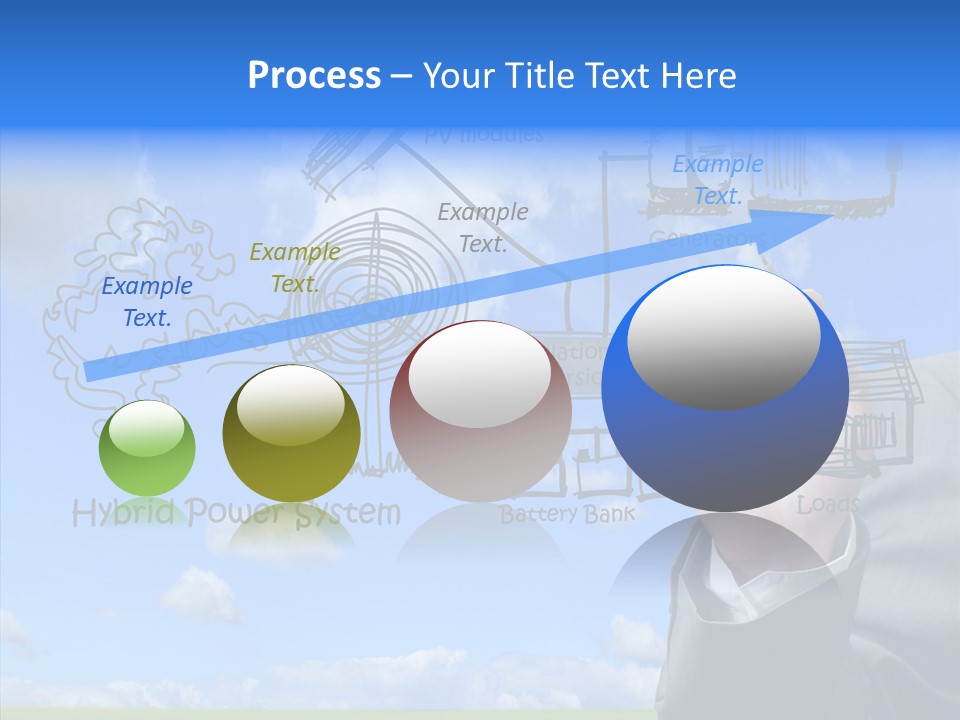 People Business Pencil PowerPoint Template