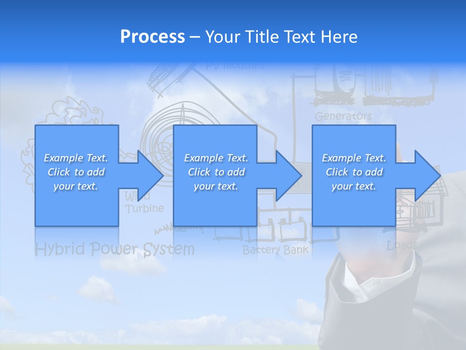 People Business Pencil PowerPoint Template