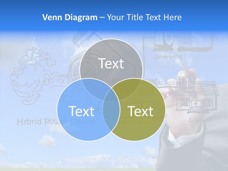 People Business Pencil PowerPoint Template