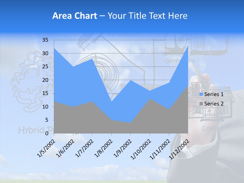 People Business Pencil PowerPoint Template