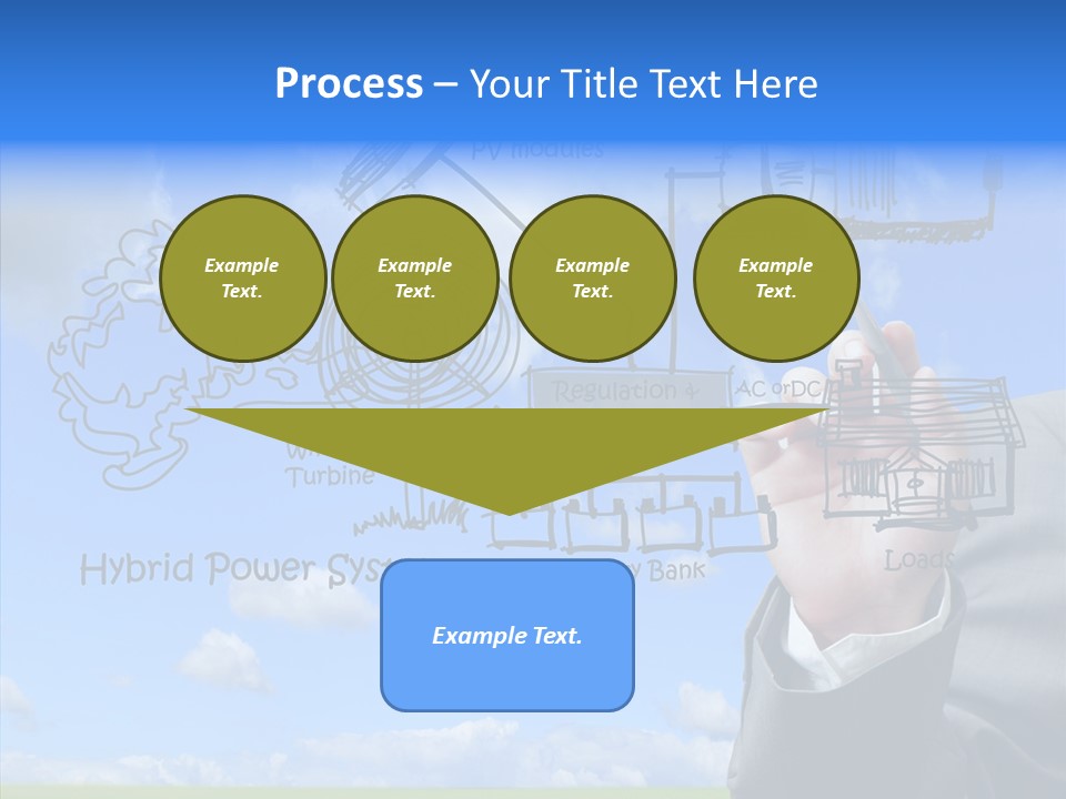 People Business Pencil PowerPoint Template