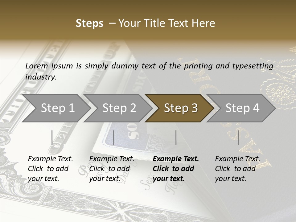 Permit Immigration Visit PowerPoint Template