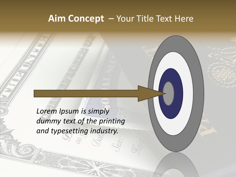 Permit Immigration Visit PowerPoint Template