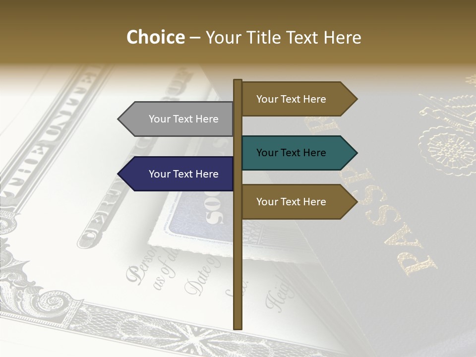 Permit Immigration Visit PowerPoint Template