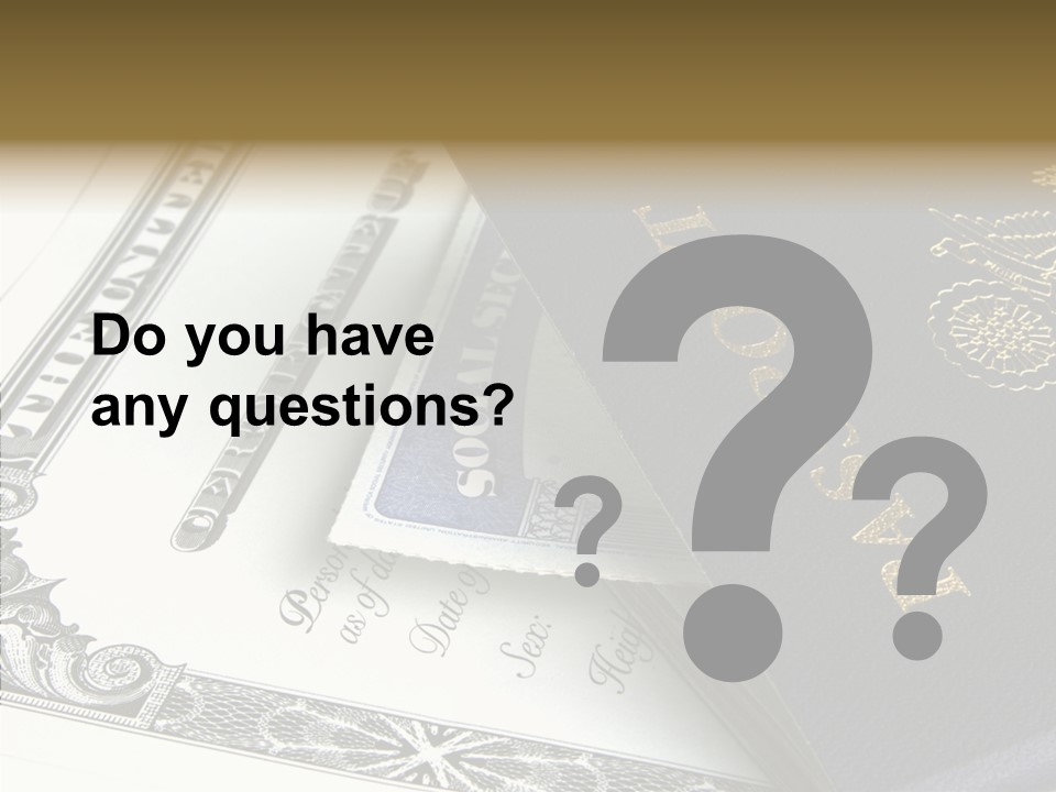 Permit Immigration Visit PowerPoint Template