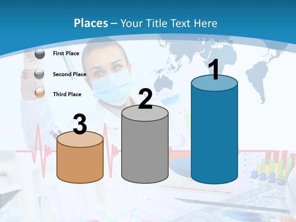 Education Beaker Chemist PowerPoint Template
