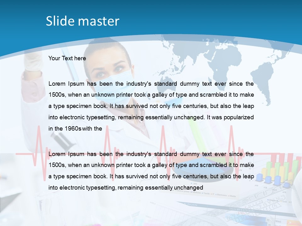 Education Beaker Chemist PowerPoint Template