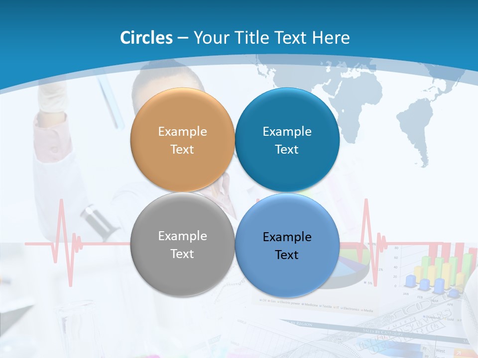Education Beaker Chemist PowerPoint Template