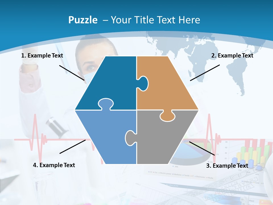 Education Beaker Chemist PowerPoint Template