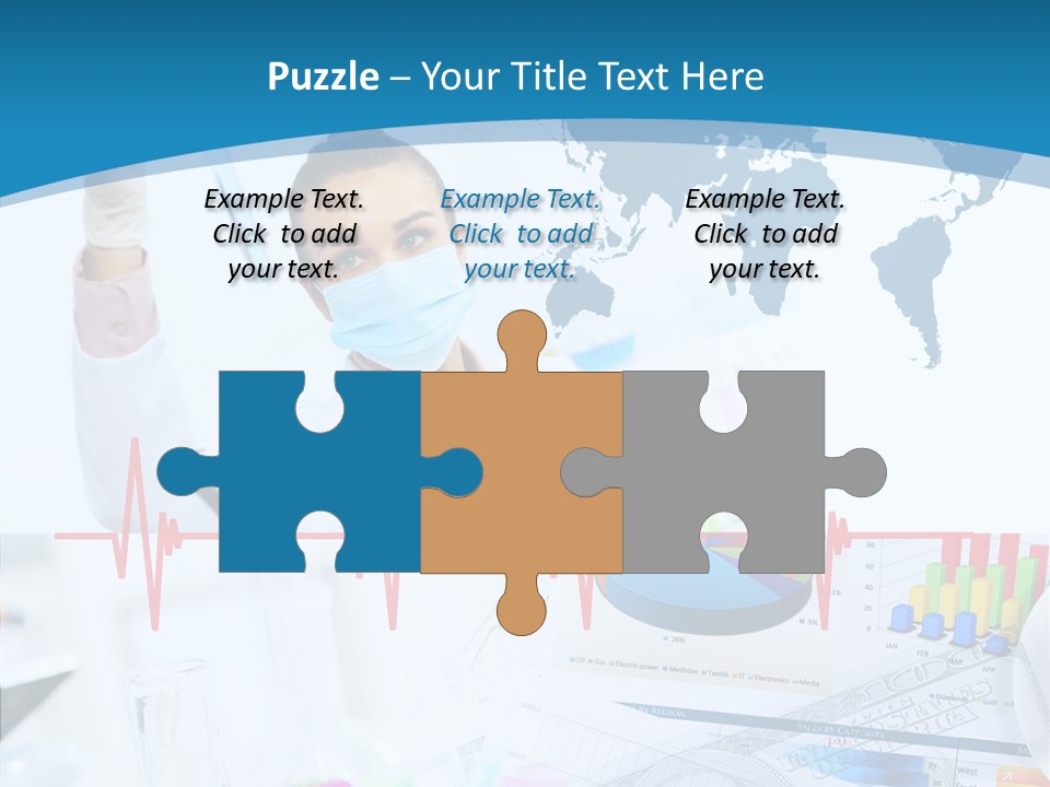 Education Beaker Chemist PowerPoint Template