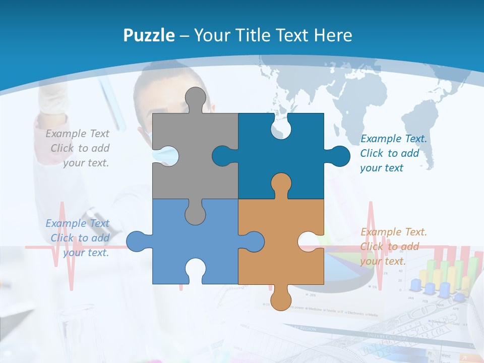 Education Beaker Chemist PowerPoint Template