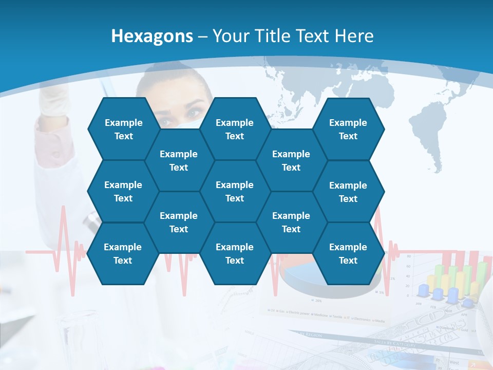 Education Beaker Chemist PowerPoint Template