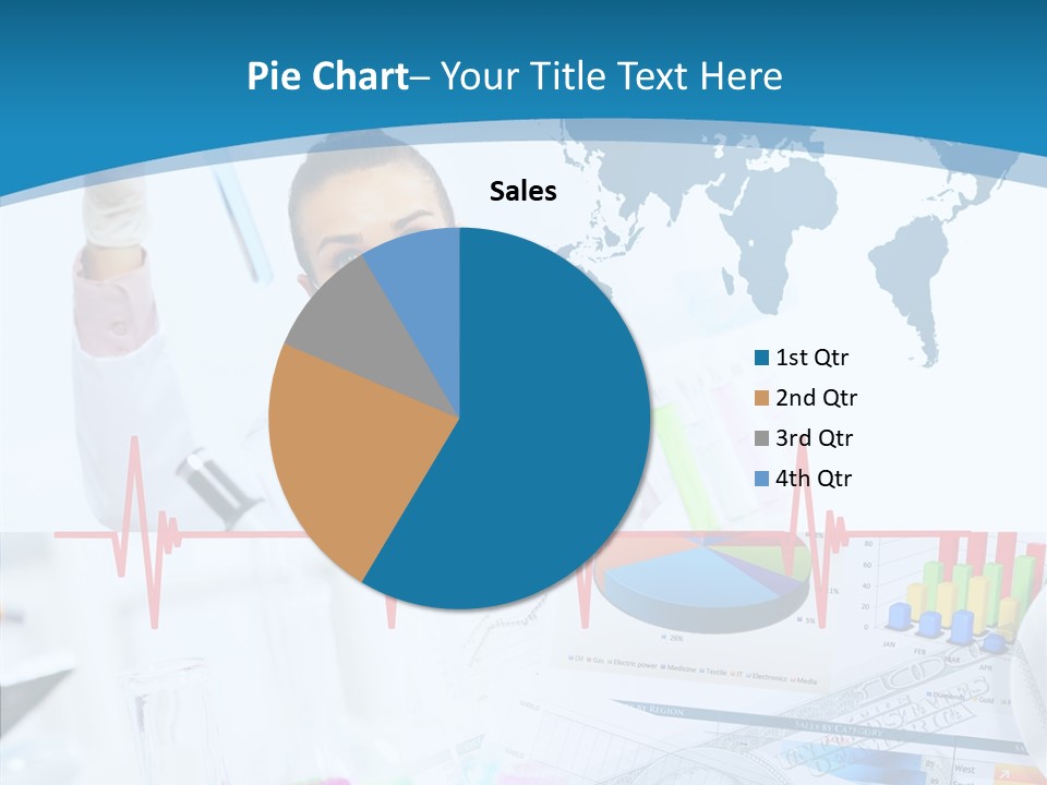Education Beaker Chemist PowerPoint Template