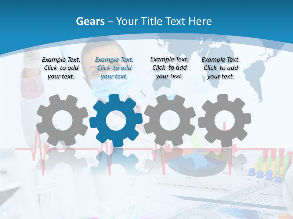 Education Beaker Chemist PowerPoint Template