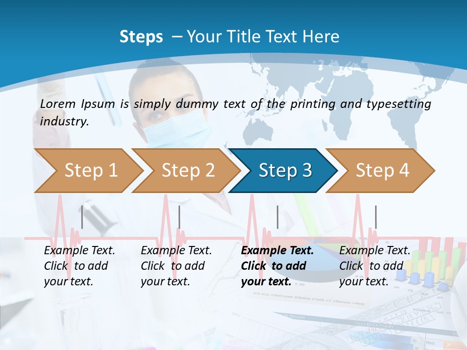 Education Beaker Chemist PowerPoint Template