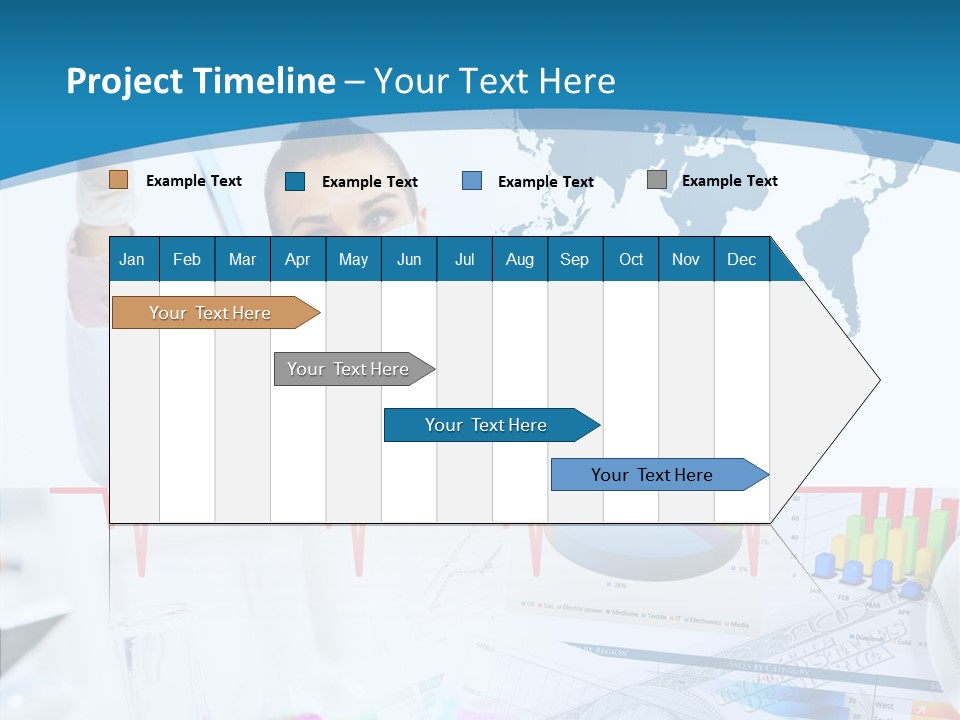 Education Beaker Chemist PowerPoint Template