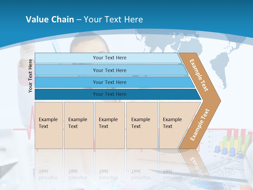 Education Beaker Chemist PowerPoint Template