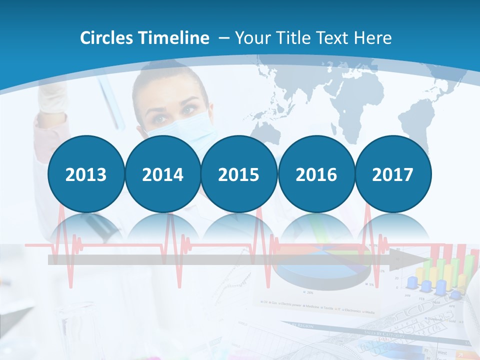 Education Beaker Chemist PowerPoint Template