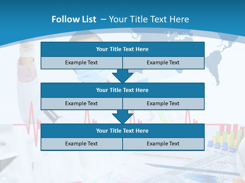 Education Beaker Chemist PowerPoint Template