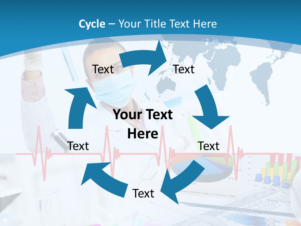 Education Beaker Chemist PowerPoint Template