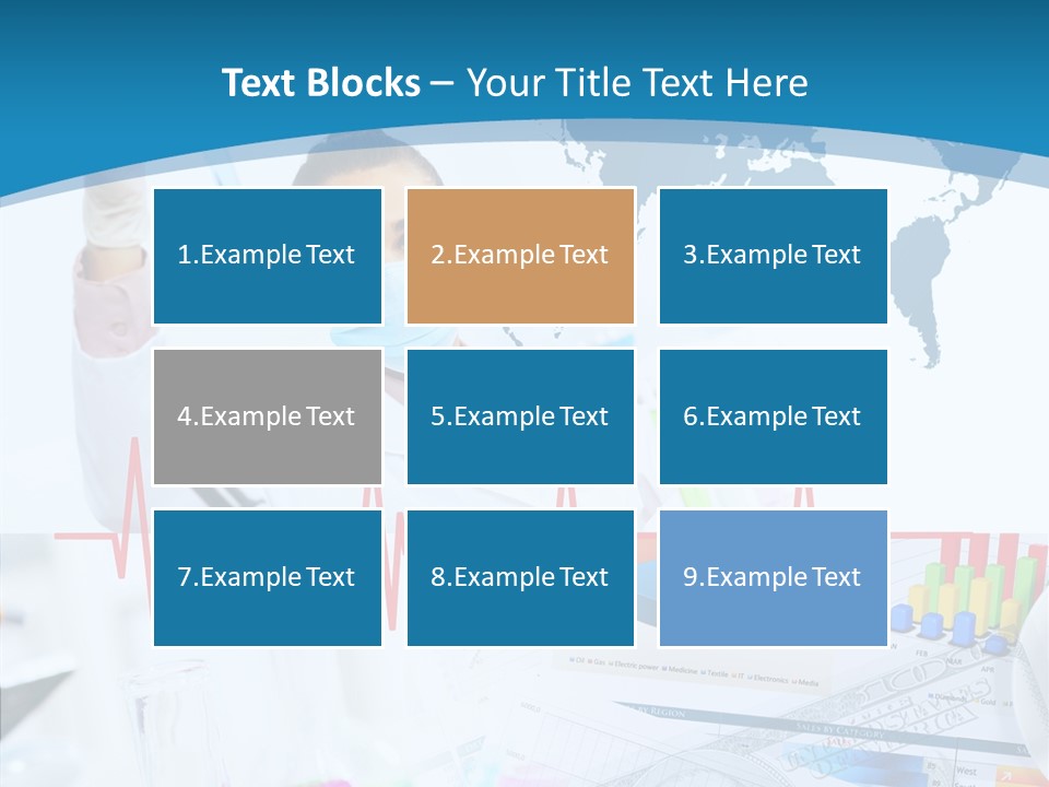 Education Beaker Chemist PowerPoint Template