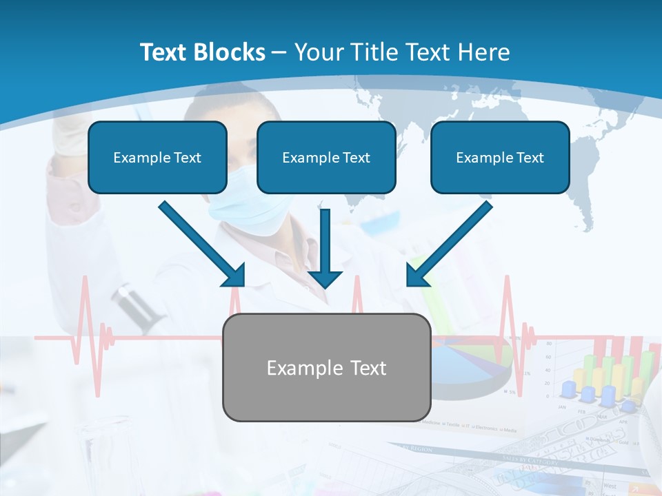 Education Beaker Chemist PowerPoint Template