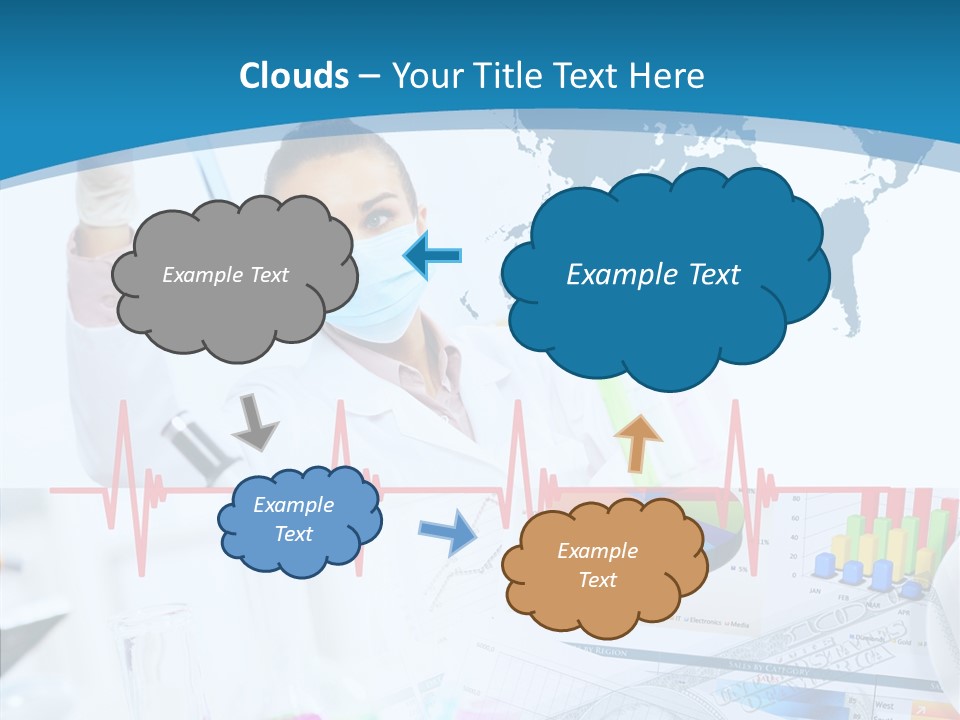 Education Beaker Chemist PowerPoint Template