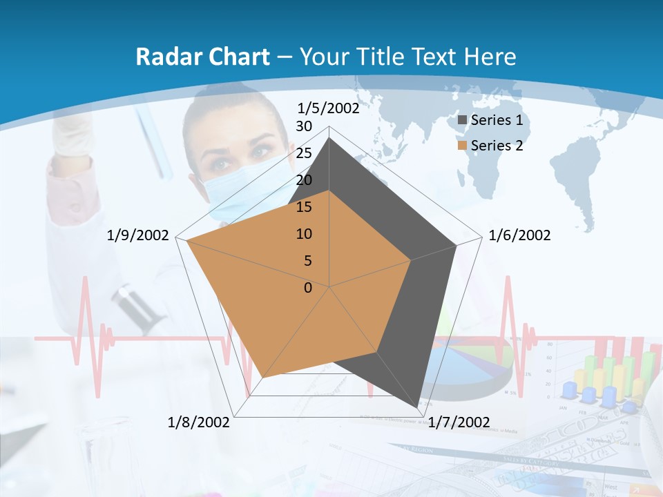 Education Beaker Chemist PowerPoint Template
