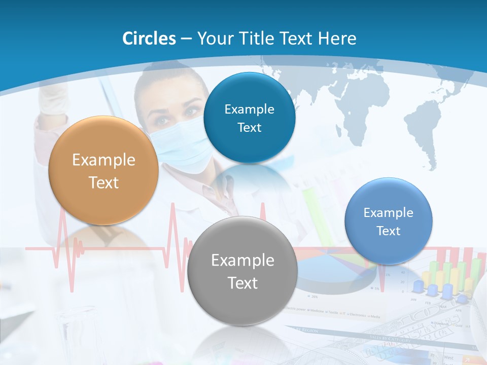 Education Beaker Chemist PowerPoint Template