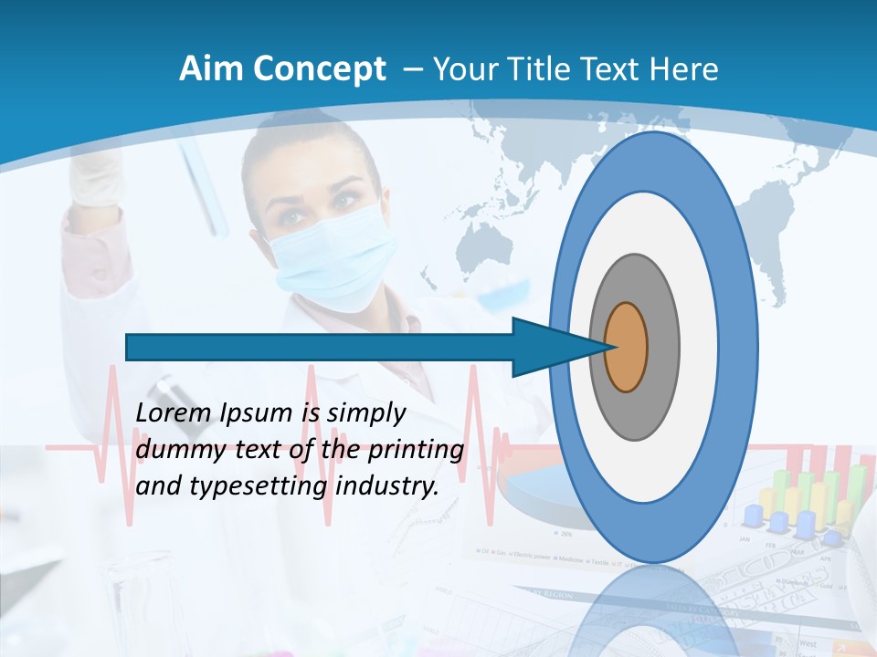 Education Beaker Chemist PowerPoint Template