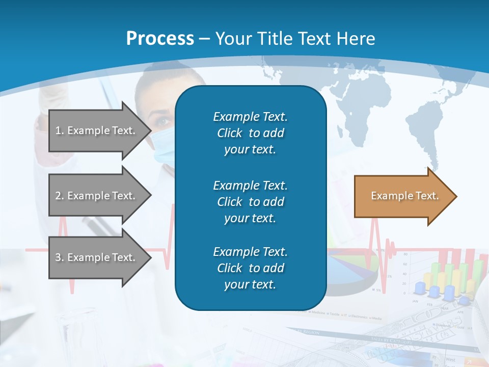 Education Beaker Chemist PowerPoint Template