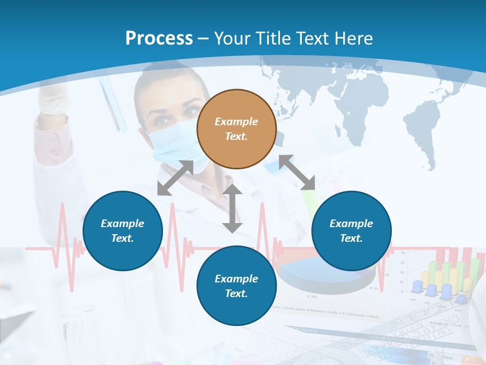 Education Beaker Chemist PowerPoint Template