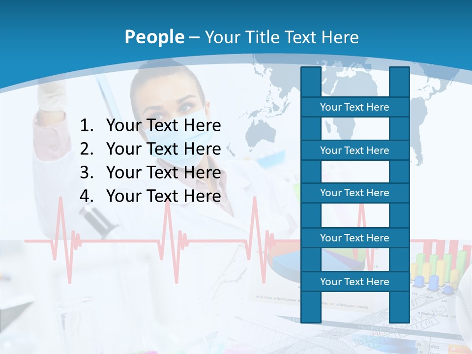 Education Beaker Chemist PowerPoint Template