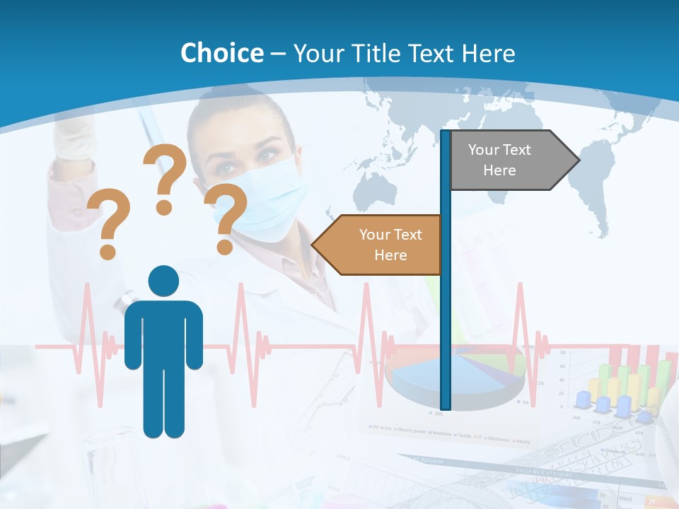 Education Beaker Chemist PowerPoint Template
