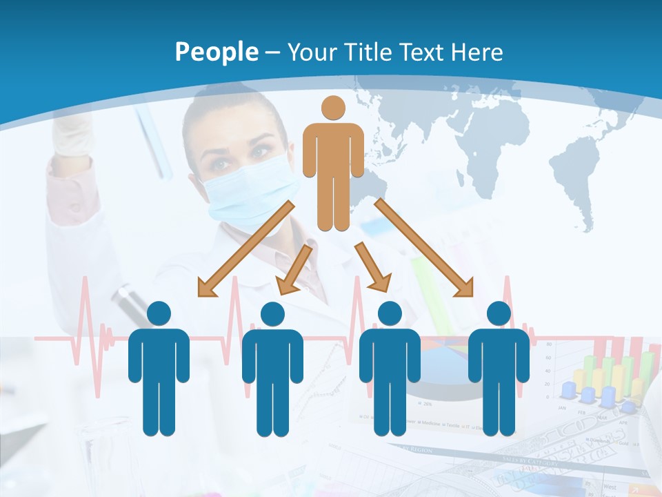 Education Beaker Chemist PowerPoint Template