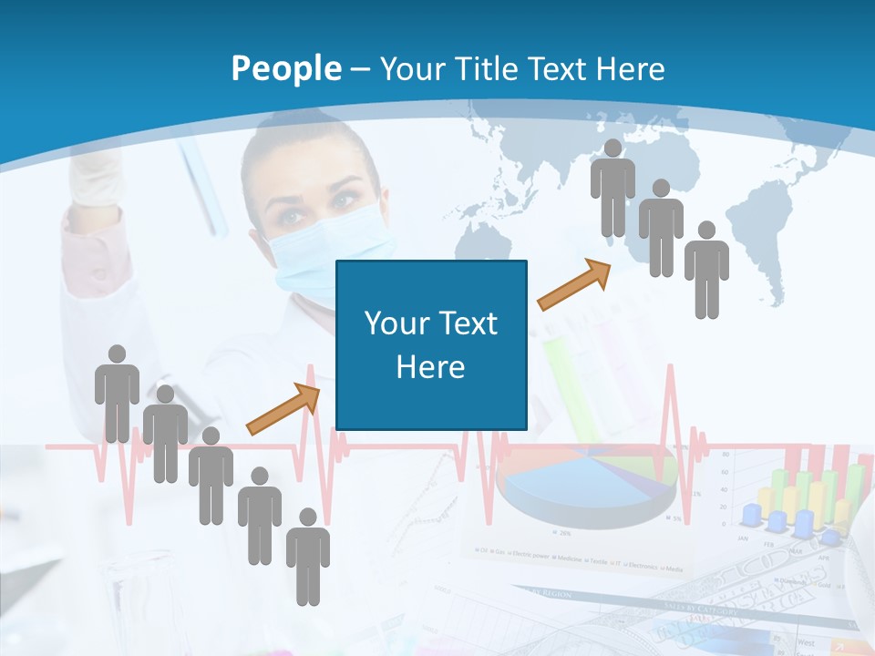 Education Beaker Chemist PowerPoint Template