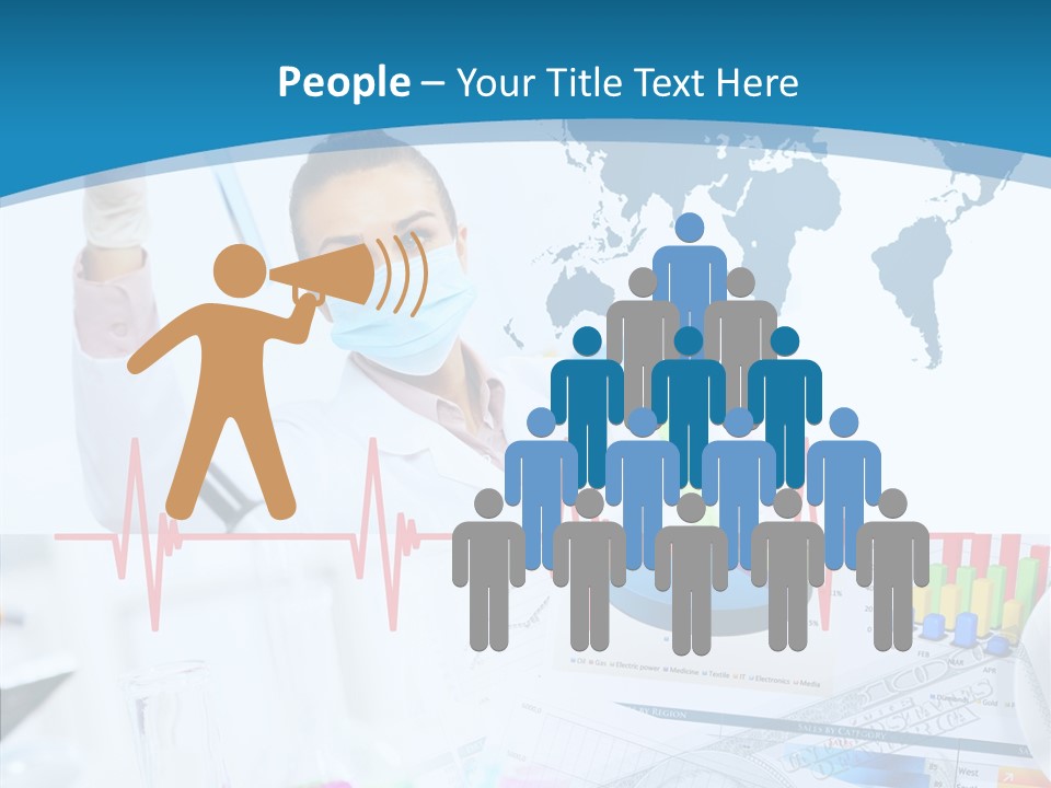 Education Beaker Chemist PowerPoint Template