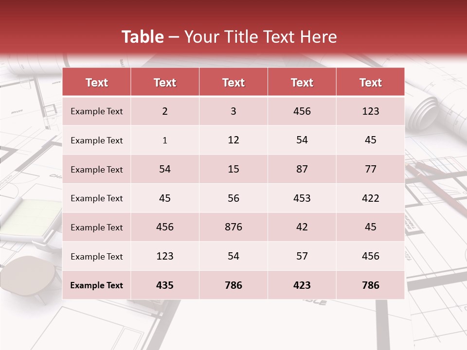 Illustration Mock Up Real Estate PowerPoint Template