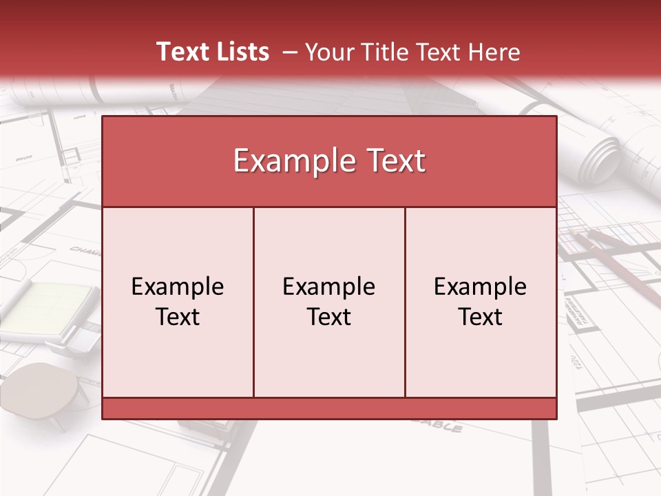 Illustration Mock Up Real Estate PowerPoint Template
