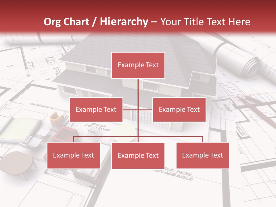 Illustration Mock Up Real Estate PowerPoint Template