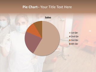 Person Needle White PowerPoint Template