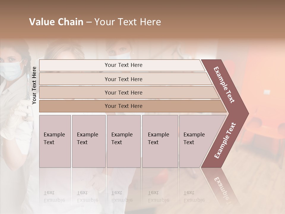 Person Needle White PowerPoint Template