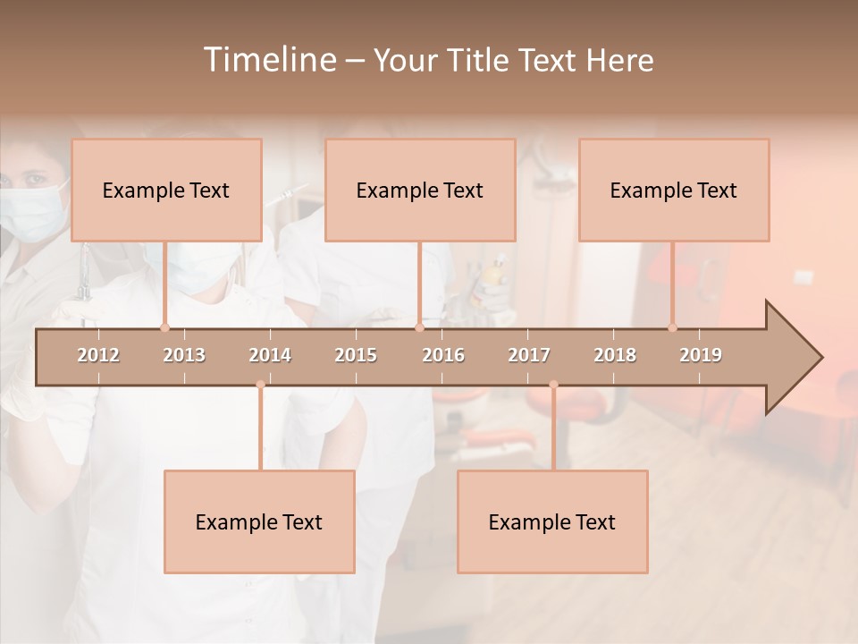 Person Needle White PowerPoint Template