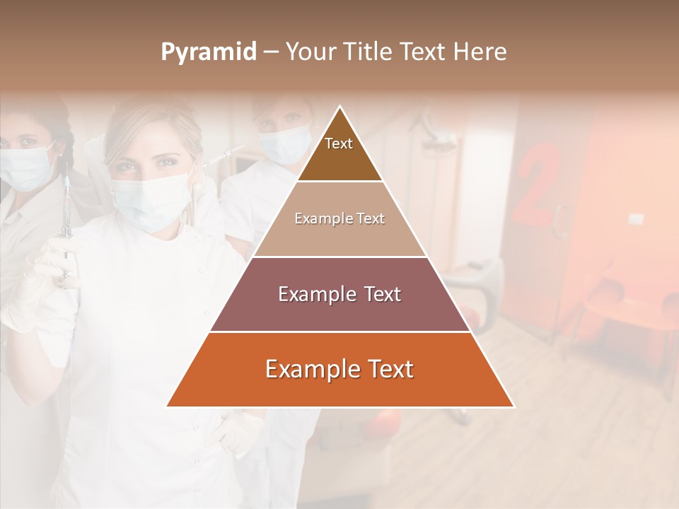 Person Needle White PowerPoint Template