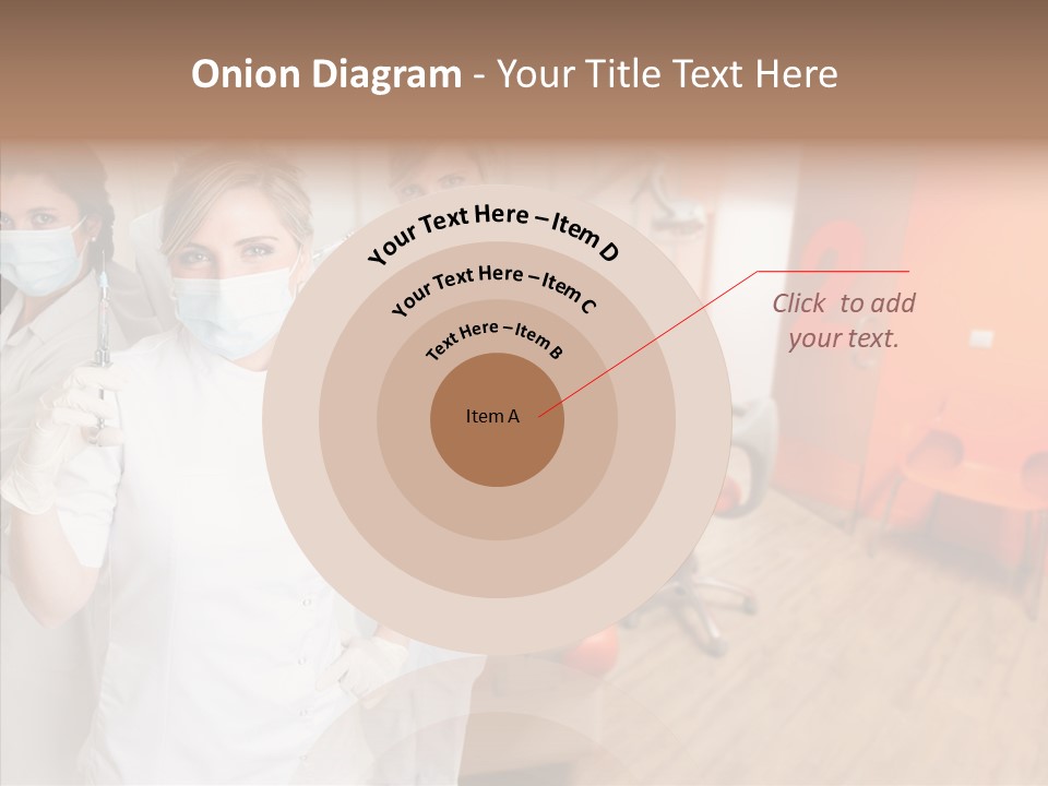 Person Needle White PowerPoint Template