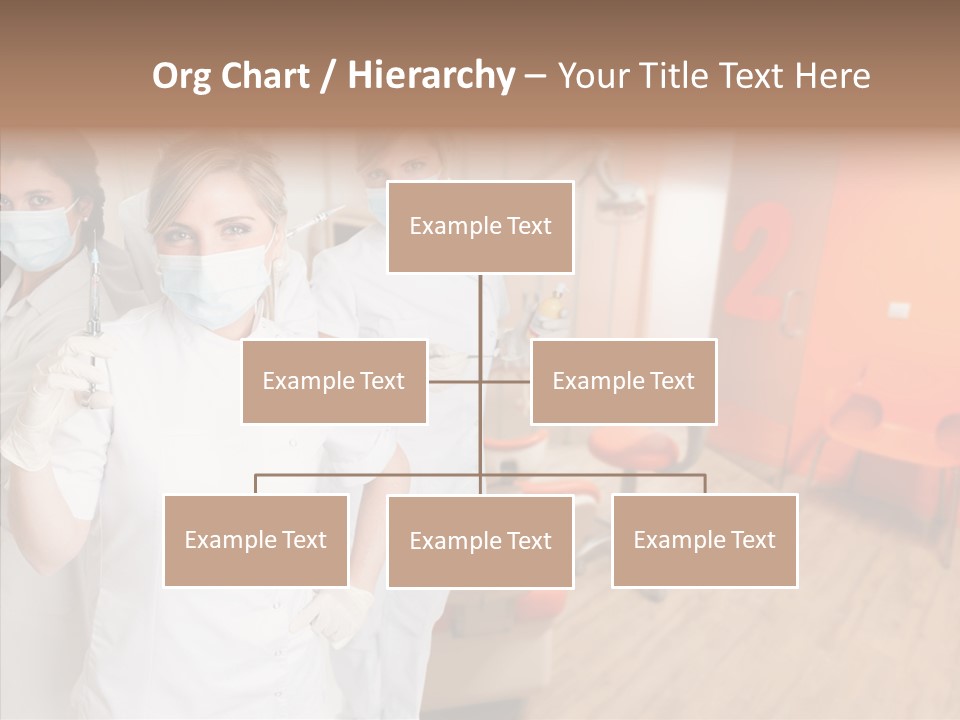 Person Needle White PowerPoint Template