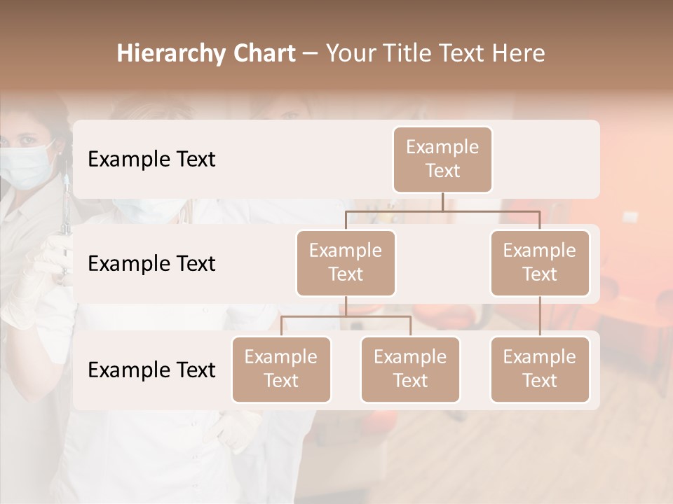 Person Needle White PowerPoint Template
